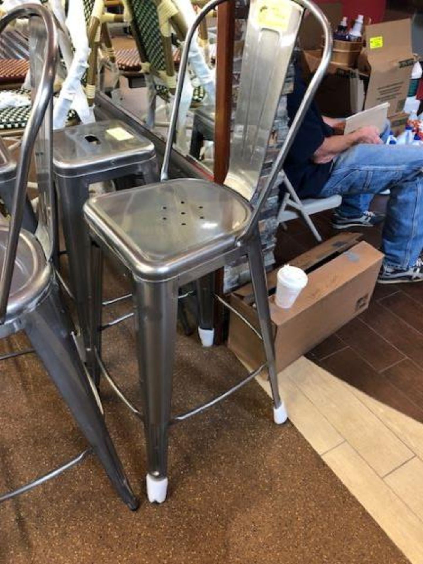 Metal Bar Stool Indoor / Outdoor