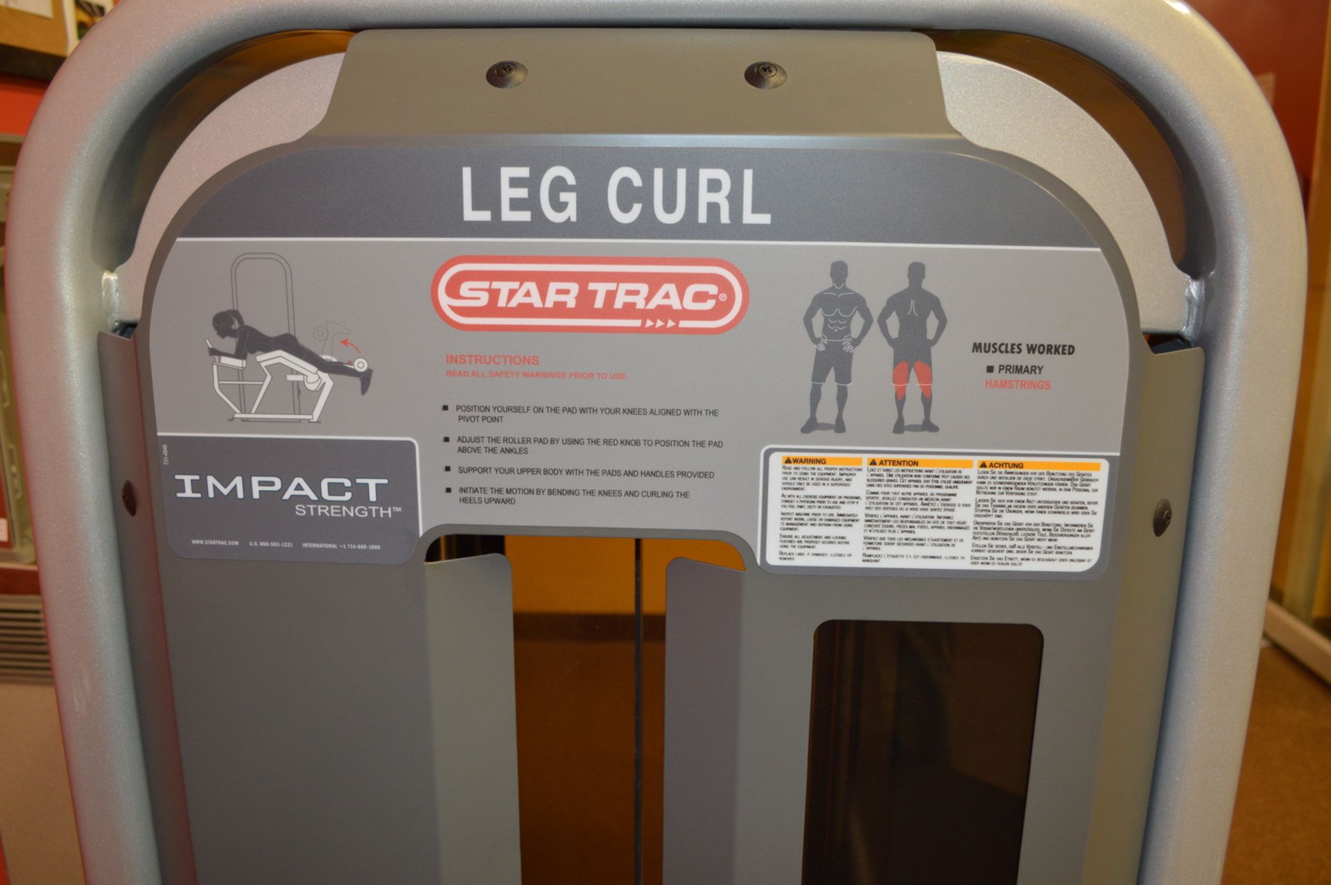 Star Trac Leg Curl - Image 2 of 2