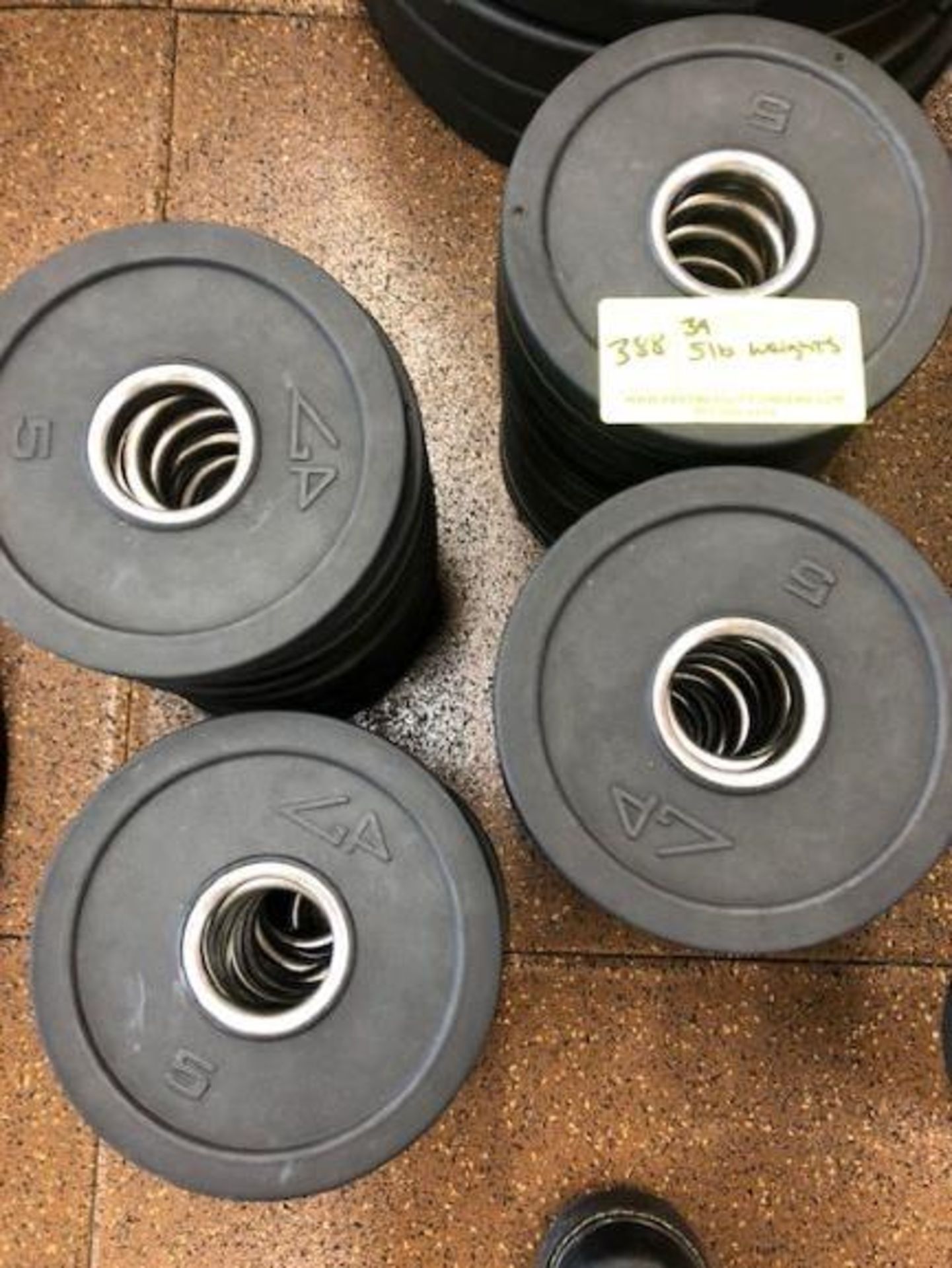 39 pcs 5 Pound Plates