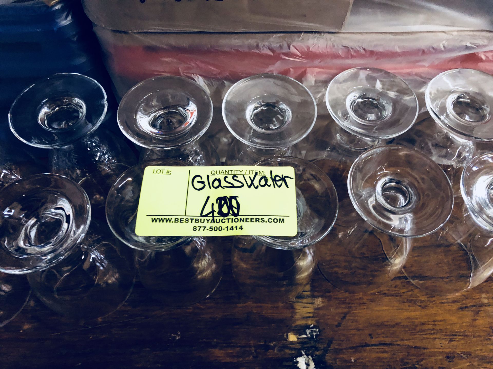 100 pcs Water Glasses - Image 2 of 2
