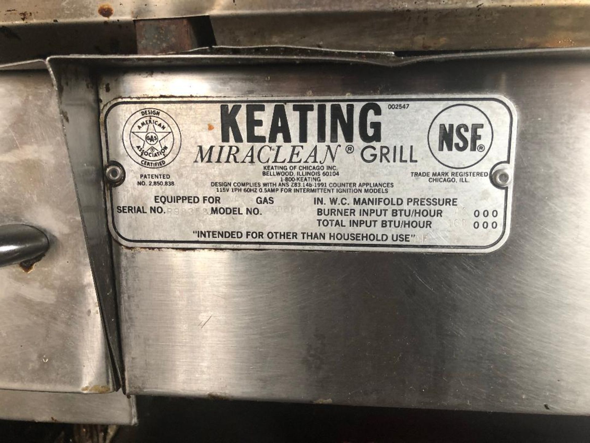 Keating mirror top griddle - Image 3 of 3