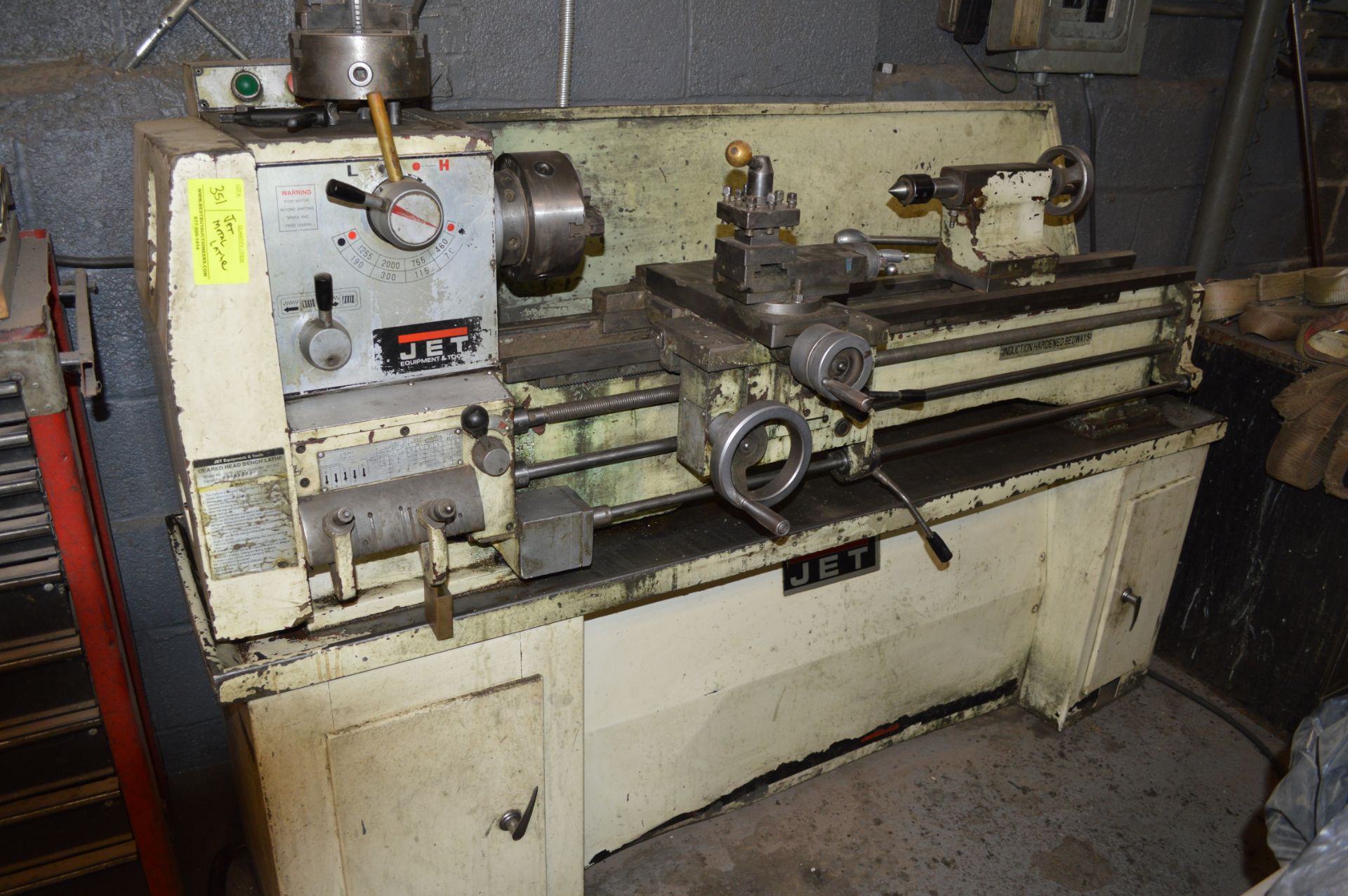 JET BRAND METAL LATHE