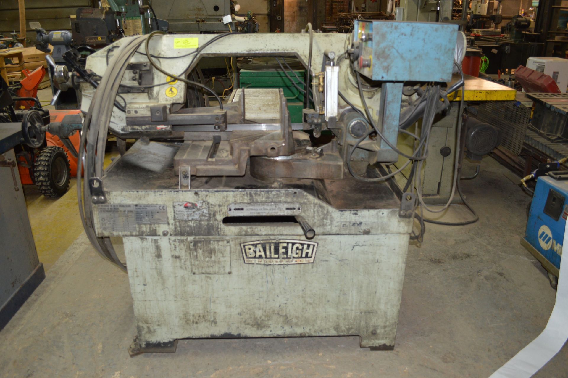 BAILEIGH INDUSTRIES BRAND HORIZONTAL METAL BAND SAW WITH SPARE BLADES MODEL BS-30MHDSV - Image 3 of 5