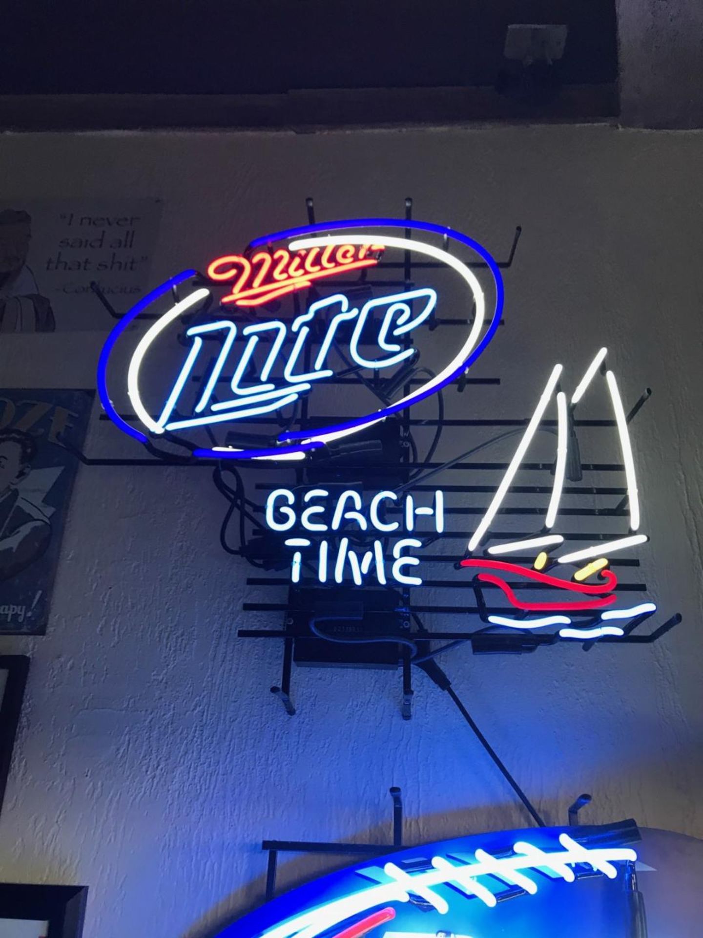 2 x NEON ADVERTISING SIGNS