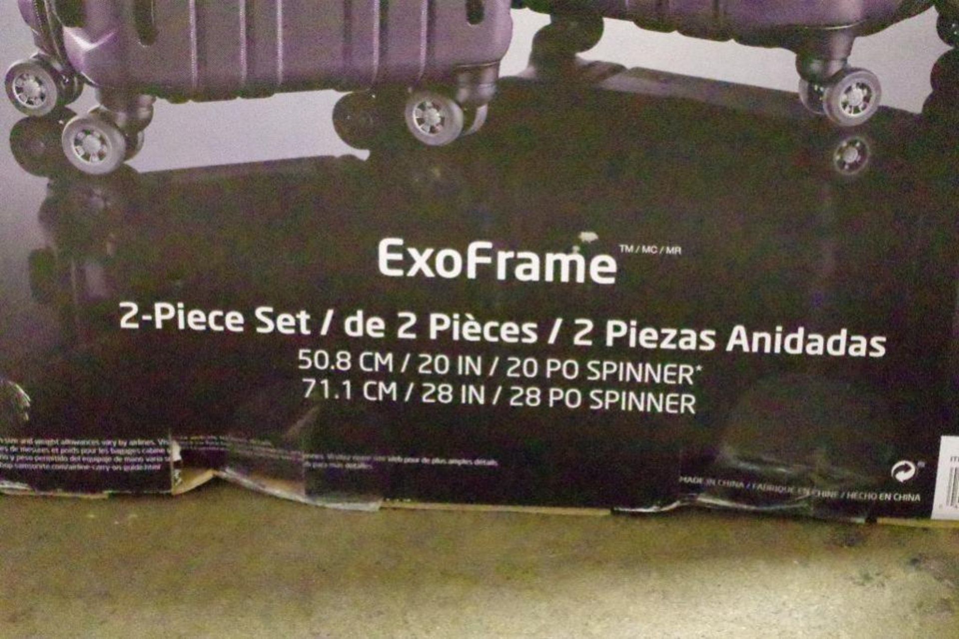 SAMSONITE Purple 2-Piece Luggage Set, 20"H & 28"H M/N 1062854, Store Return (1 Box of 2) - Image 3 of 4