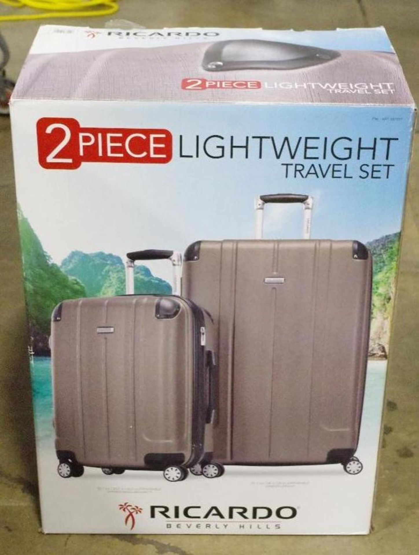 RICORADO 2-Piece Lighweight Travel Set (1 Box of 2)