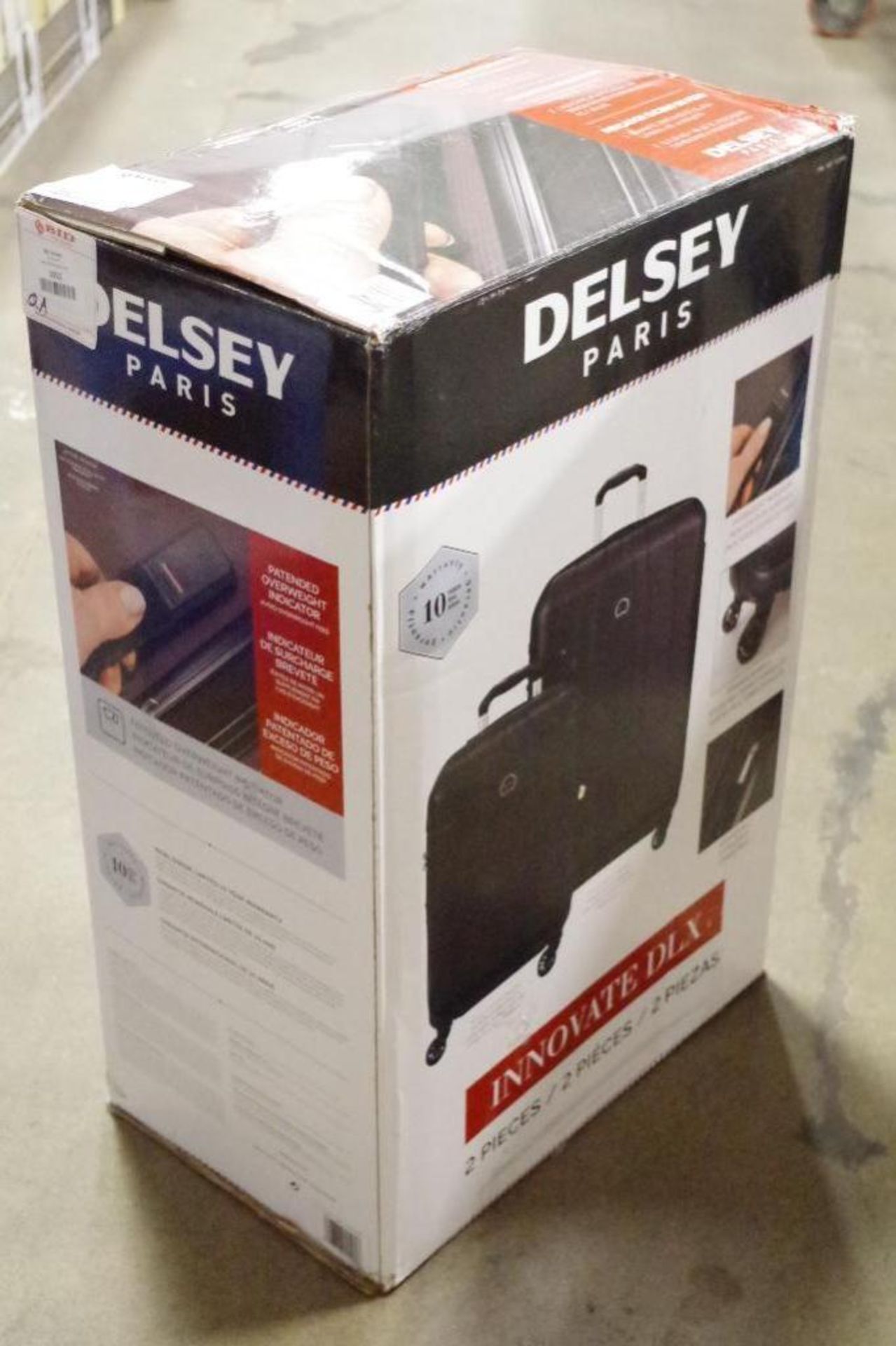 DELSEY 2-Piece Luggage Set, 20-1/2"H & 28.7"H M/N 1132589, Store Return (1 Box of 2) - Image 2 of 4