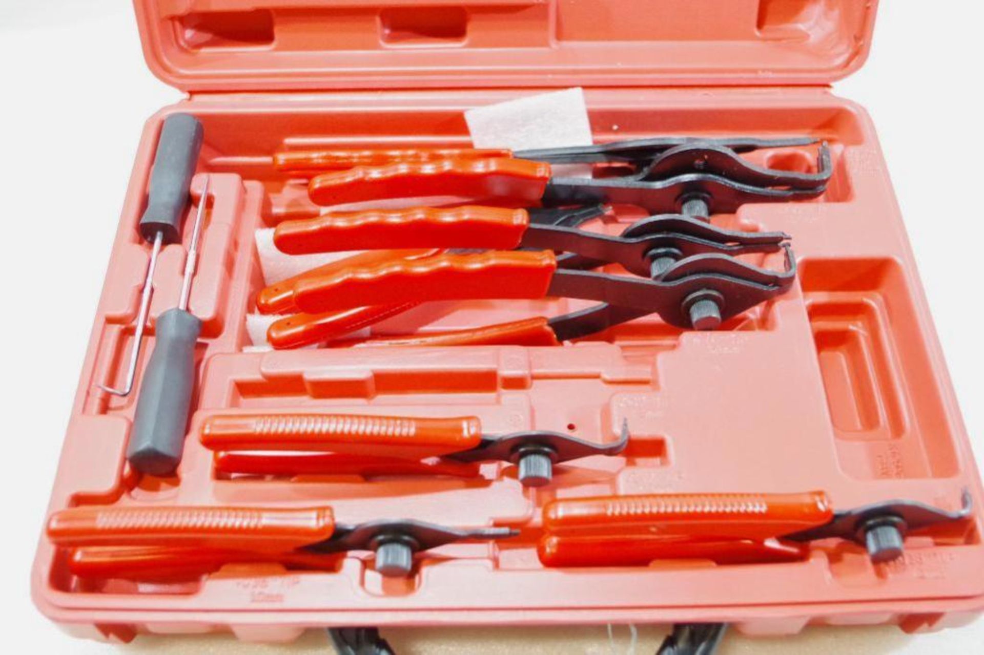 NEW 11-Piece Snap Ring Pliers Set w/ Case - Image 2 of 3