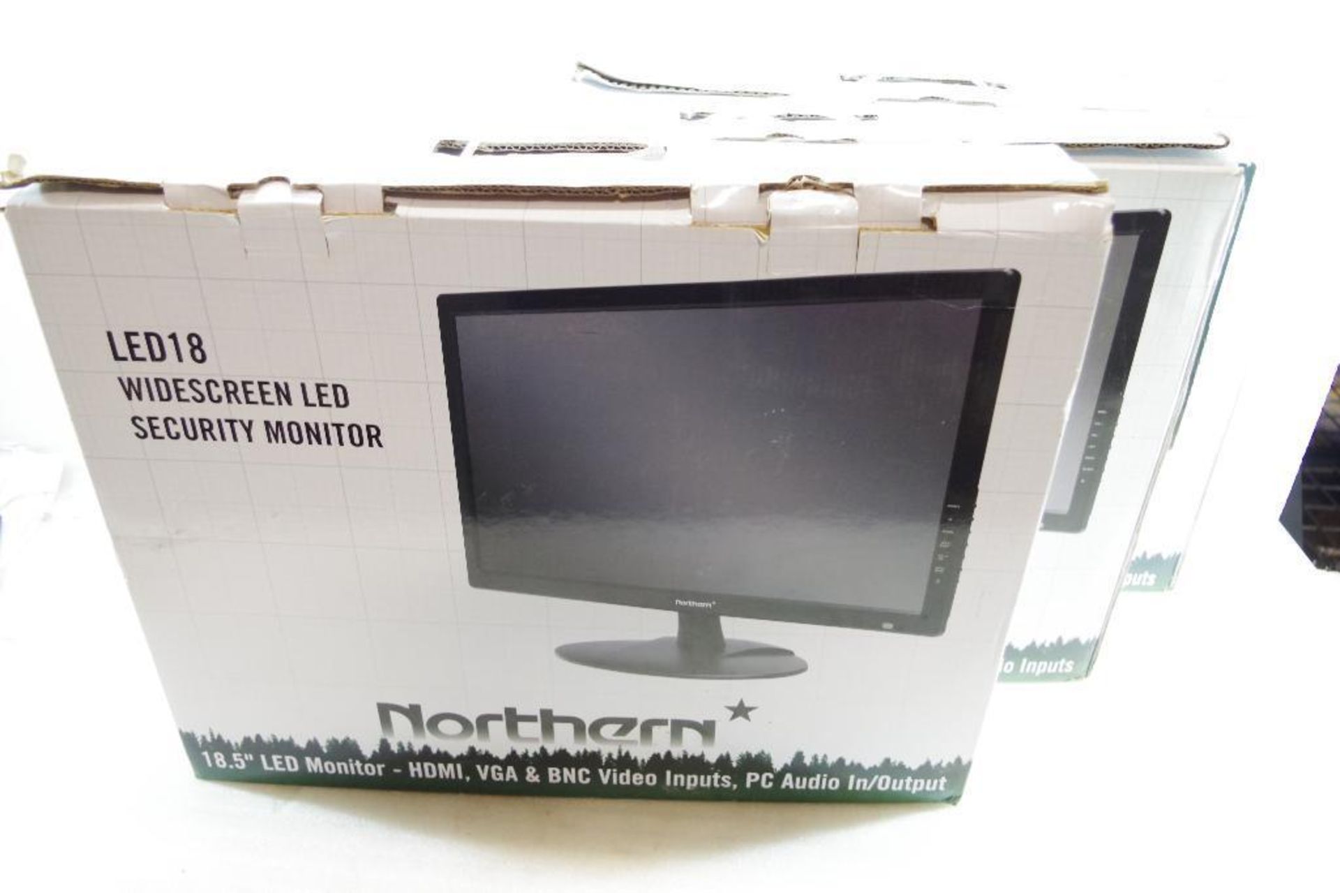 [3] NORTHERN 18-1/2" LED Wide Screen Security Monitors - Image 3 of 3