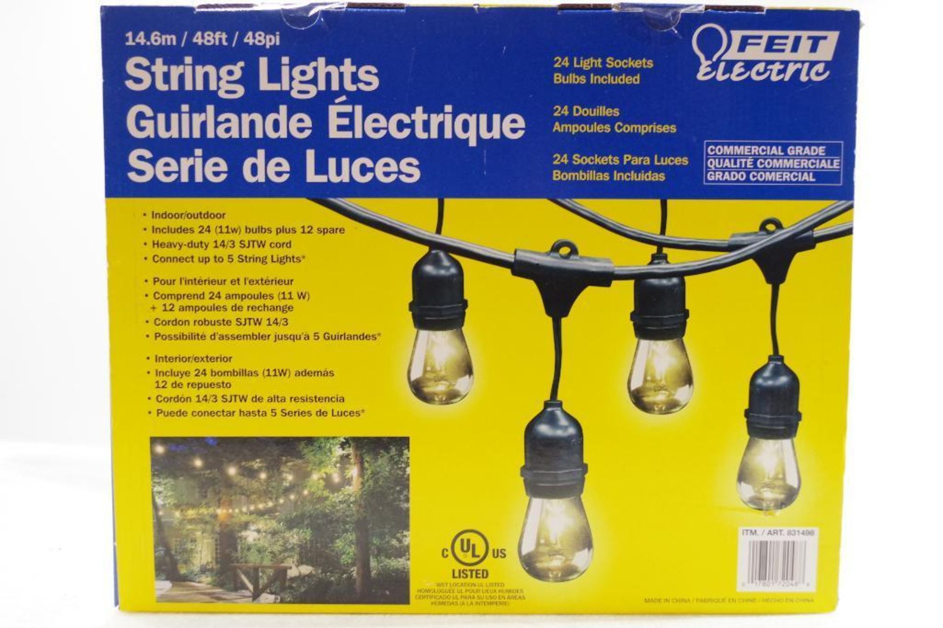 FEIT ELECTRIC 48 ft. Commercial Grade String Lights