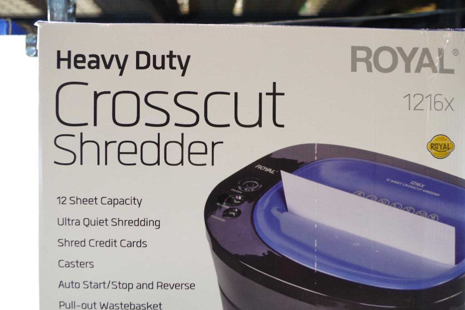 ROYAL Heavy Duty Crosscut Shredder (Store Return, Condition Unknown) - Image 2 of 2