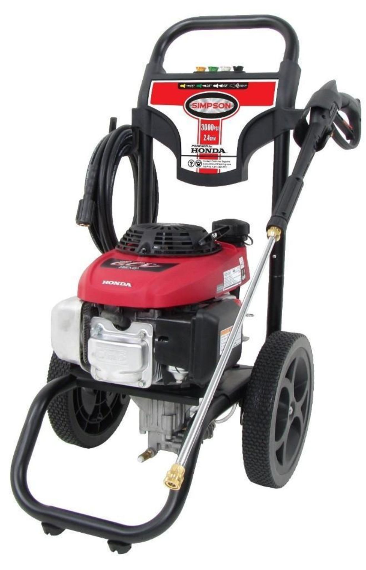 SIMPSON 2.4 GPM, 3000 PSI Gas Pressure Washer w/ HONDA Engine