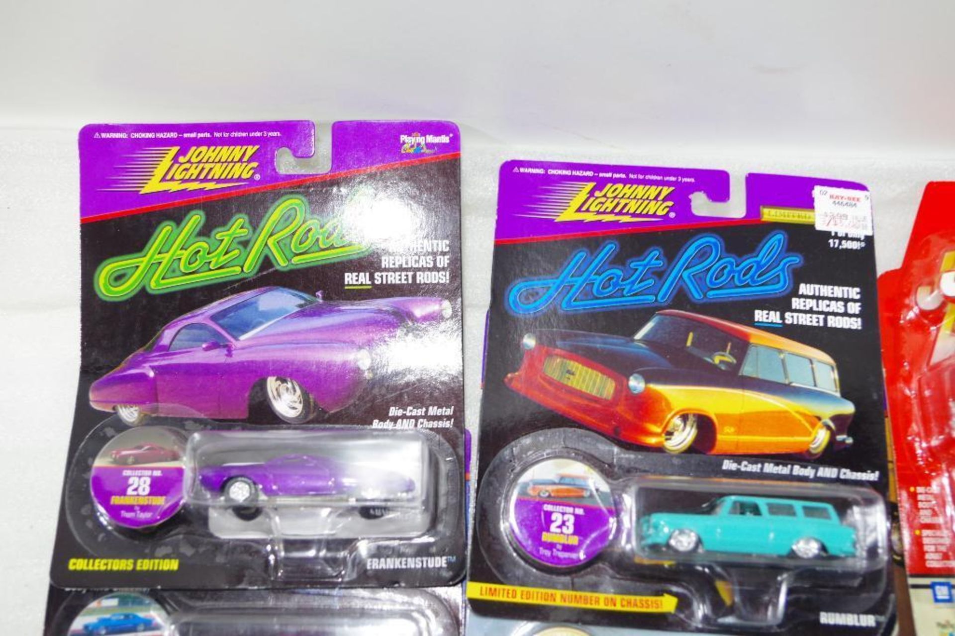[23] JOHNNY LIGHTNING, HOT ROD & RACING CHAMPIONS Die-Cast Metal Cars - Image 3 of 4