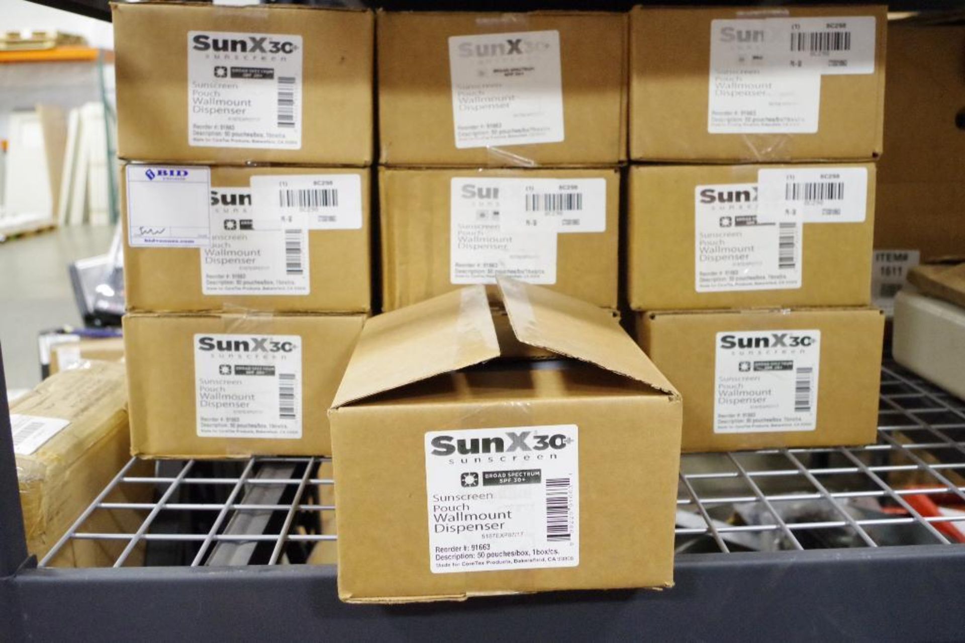 [10] SunX30 Sunscreen Wall Mount Dispensers M/N 18-350 (10 Boxes of 50 Packets) - Image 4 of 4