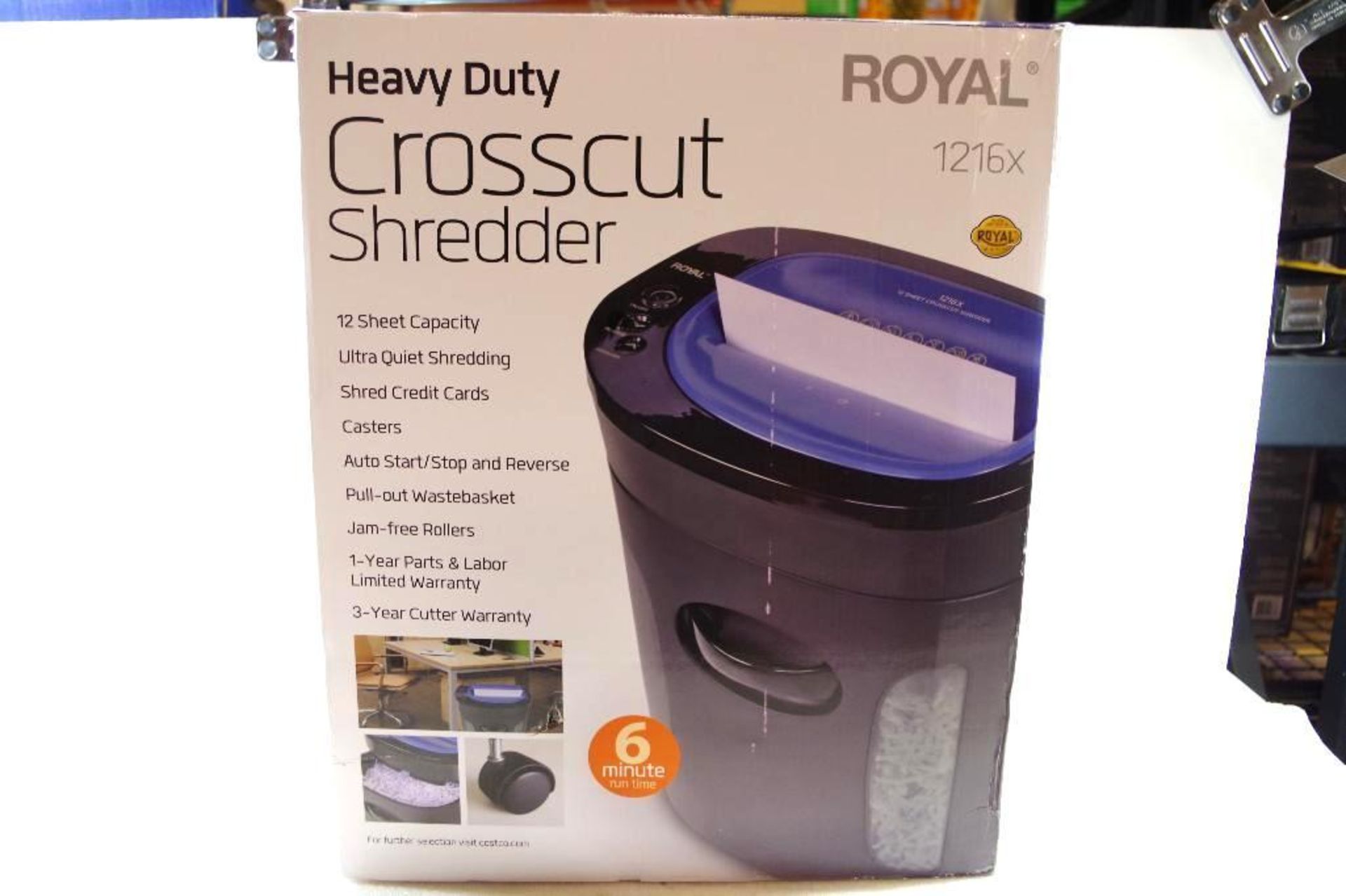 ROYAL Heavy Duty Crosscut Shredder (Store Return, Condition Unknown)