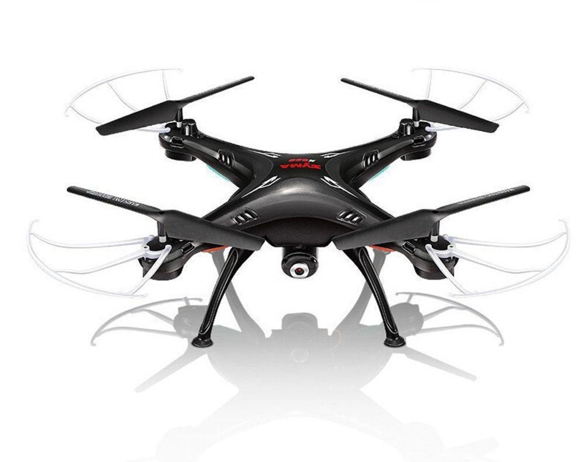 NEW SYMA WiFi FPV 2/4Ghz Quadcopter Drone HD Camera Color: BLACK w/ (2) Additional Batteries - Image 2 of 3