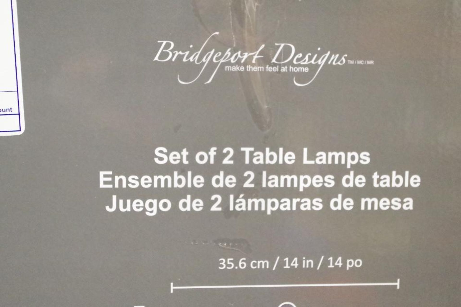 BRIDGEPORT DESIGNS Set of 2 Table Lamps - Image 2 of 3