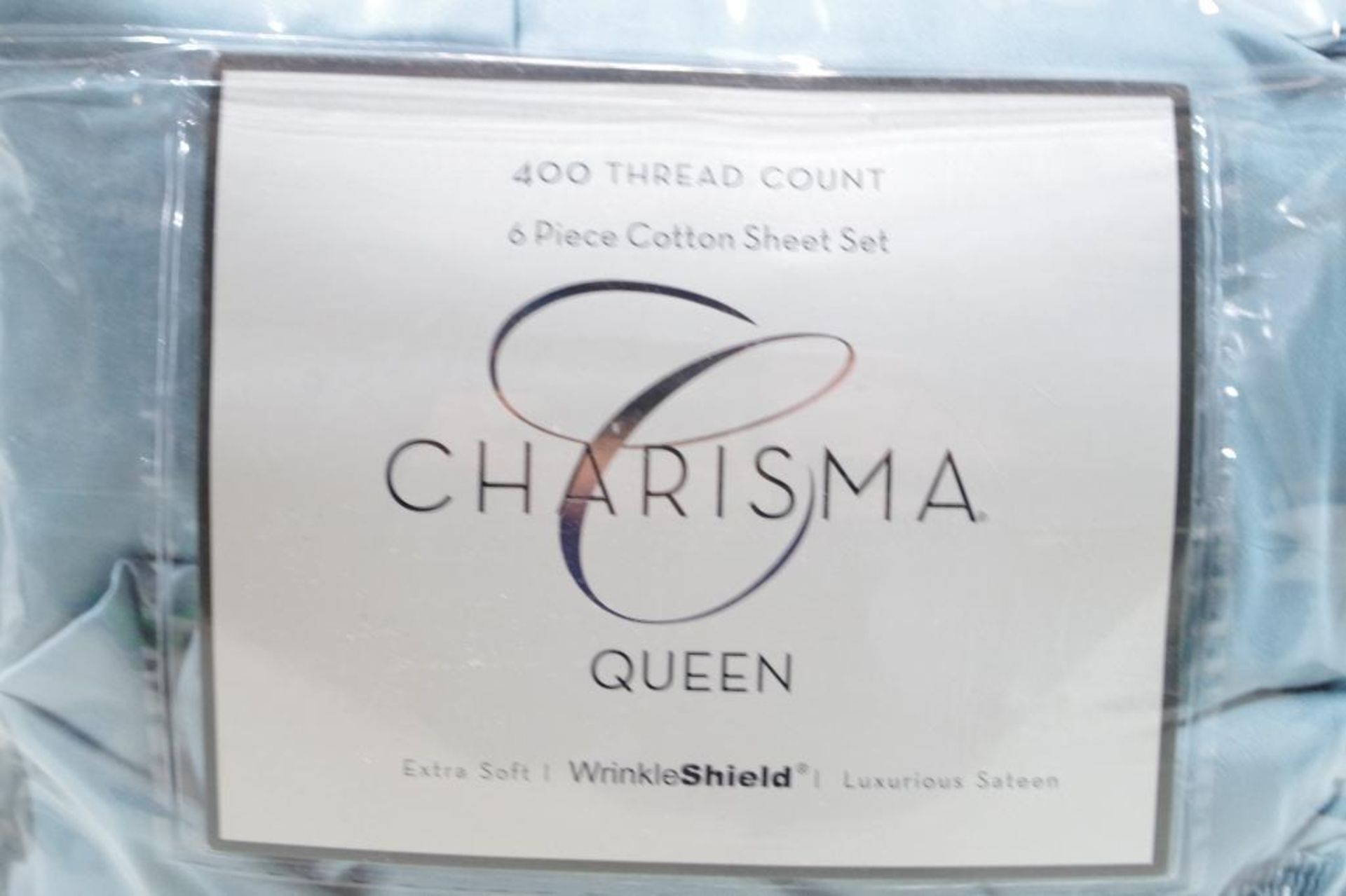 CHARISMA Queen 6-Piece Cotton Sheet Set, Store Return - Image 2 of 4