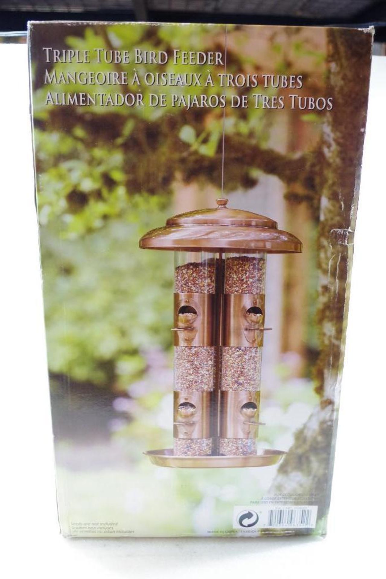 Triple Tube Bird Feeder