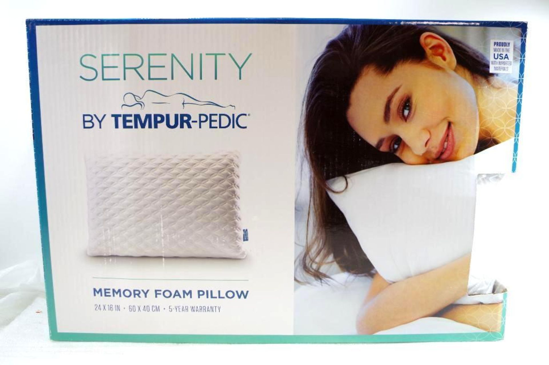 SERENITY BY TEMPUR-PEDIC Memory Foam Pillow Size: 24" x 16" - Image 2 of 3