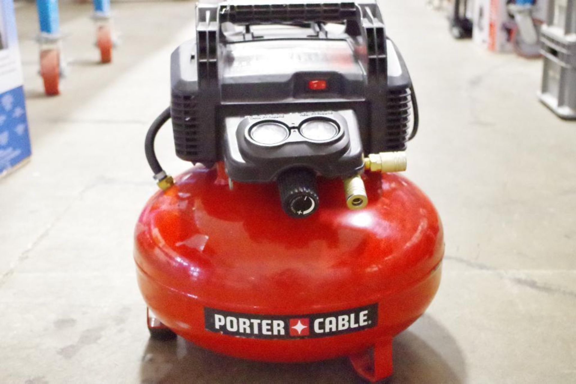 PORTER CABLE 6-Gallon Pancake Air Compressor - Image 3 of 3