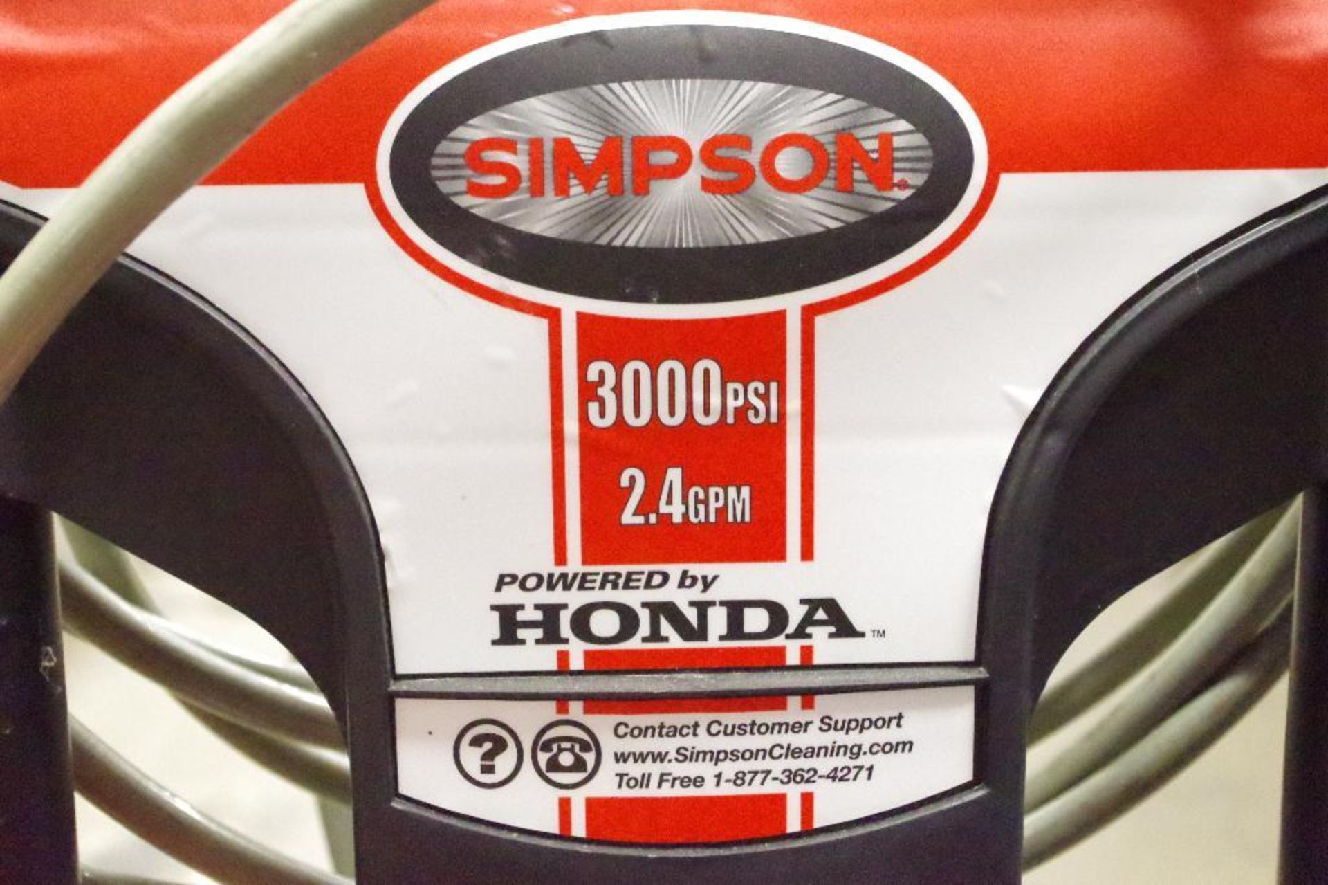 SIMPSON 2.4 GPM, 3000 PSI Gas Pressure Washer w/ HONDA Engine - Image 2 of 3