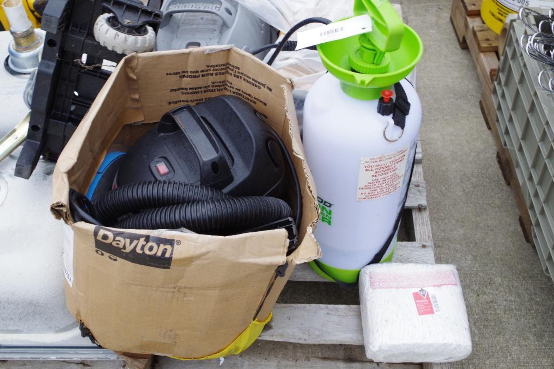 [QTY] Asst. Items, Condition Unknown: Winch Puller, Vacuums, Fuel Can & More