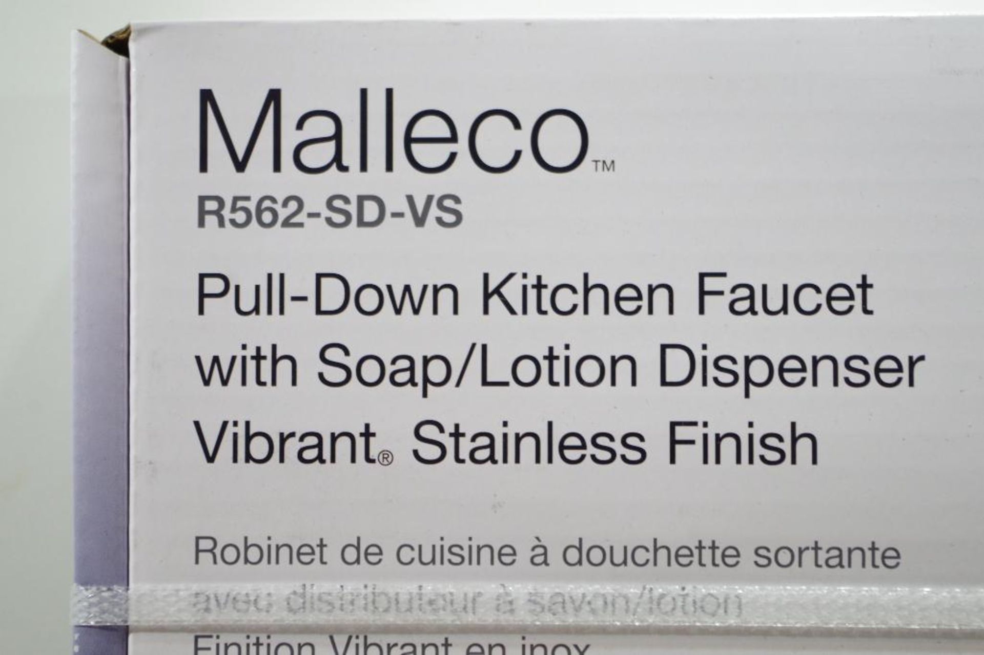 NEW KOHLER Malleco Pull-Down Kitchen Faucet w/ Soap/Lotion Dispenser Stainless Steel - Image 3 of 5