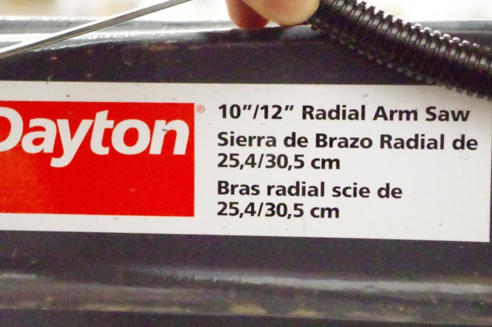 DAYTON 10"/12" Radial Arm Saw (Appears UNUSED) - Image 2 of 6