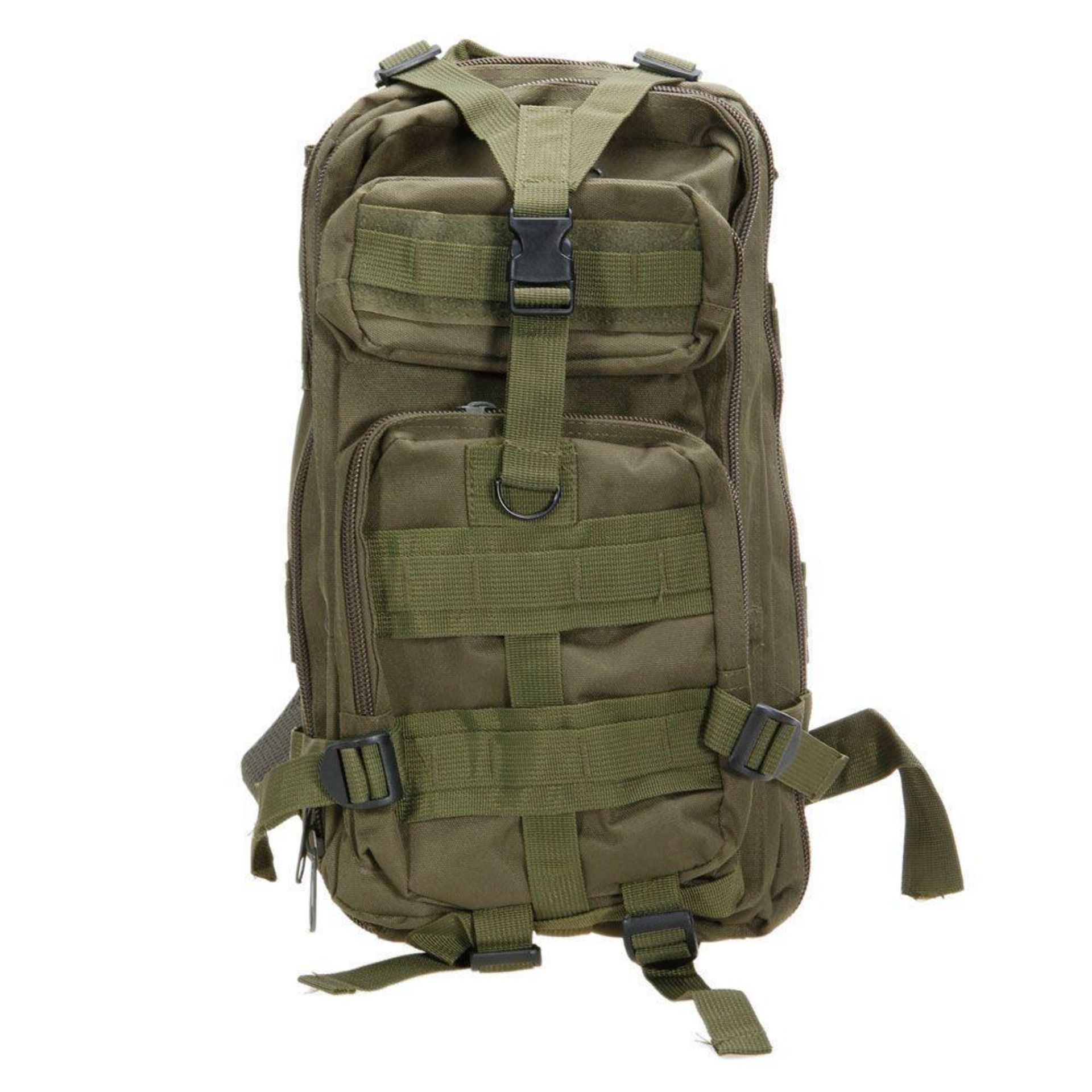 NEW Outdoor Neutral Adjustable Military Tactic Backpack, Color: Army Green