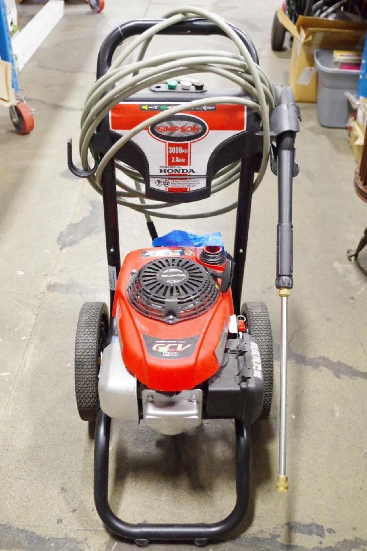 SIMPSON 2.4 GPM, 3000 PSI Gas Pressure Washer w/ HONDA Engine - Image 3 of 3