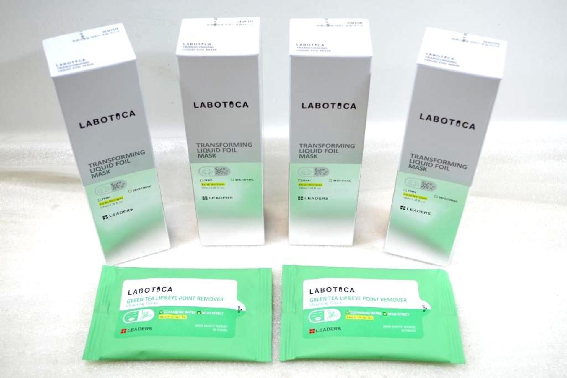 [QTY] NEW LABOTICA Transforming Liquid Foil Mask & Green Tea Lip & Eye Point Remover - Image 2 of 5