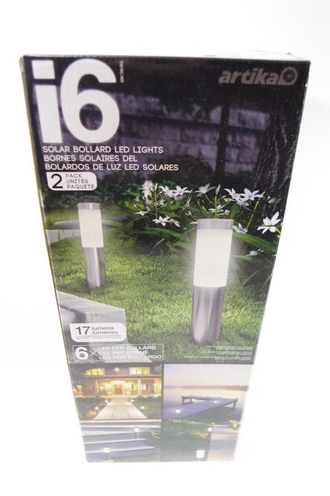 NEW 2-Pack i6 Solar Bollard LED Lights - Bild 3 aus 3