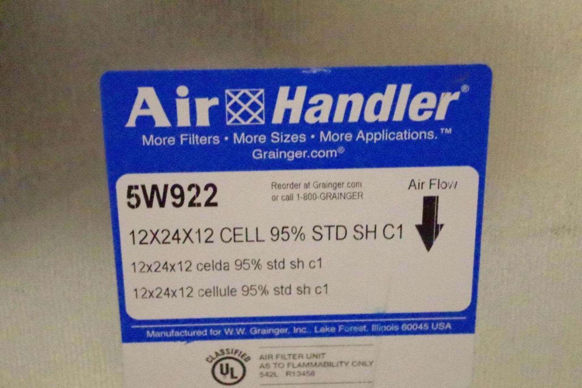 [2] AIR HANDLER Cartridge Filter 95% Filter Efficiency 12" x 24" x 12" - Image 2 of 4