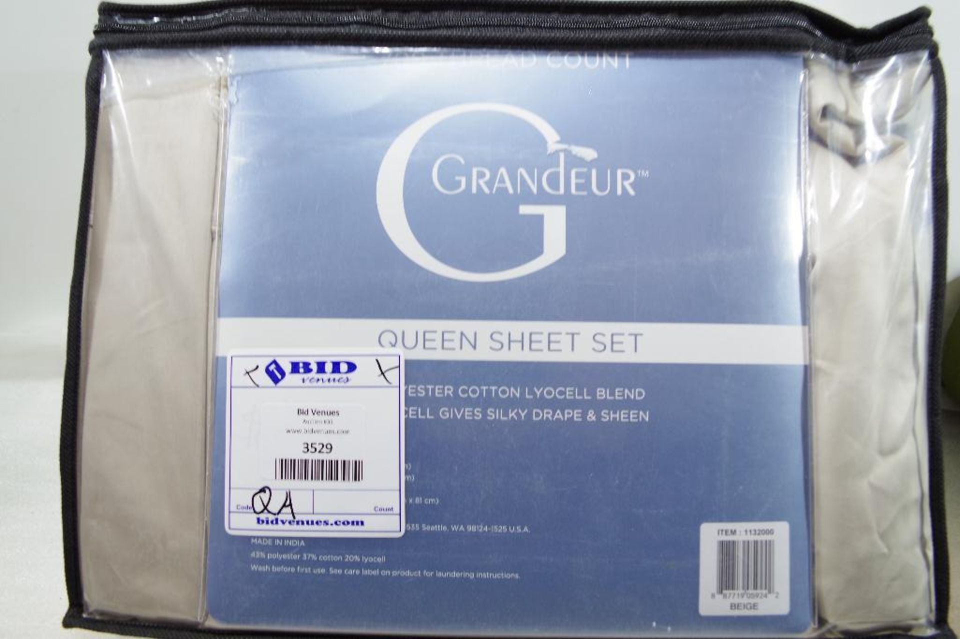 GRANDEUR Queen Sheet Set, 700-Thread Count, Store Return - Bild 2 aus 2