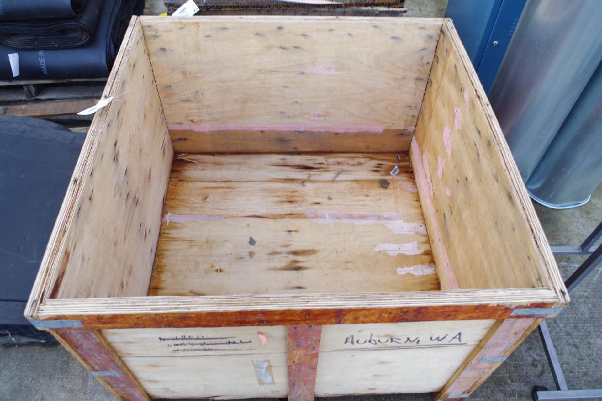 Wood Crate or Bin, No Lid, Approx. 43"x44"x42"H - Image 3 of 3