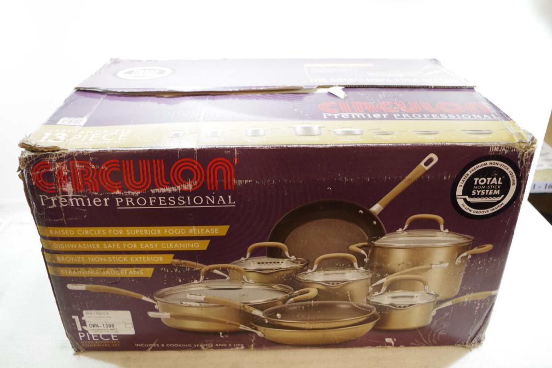 CIRCULON 13-Piece Premier Professional Cooking Vessels w/ 5 Lids (Appears NEW) - Image 2 of 3