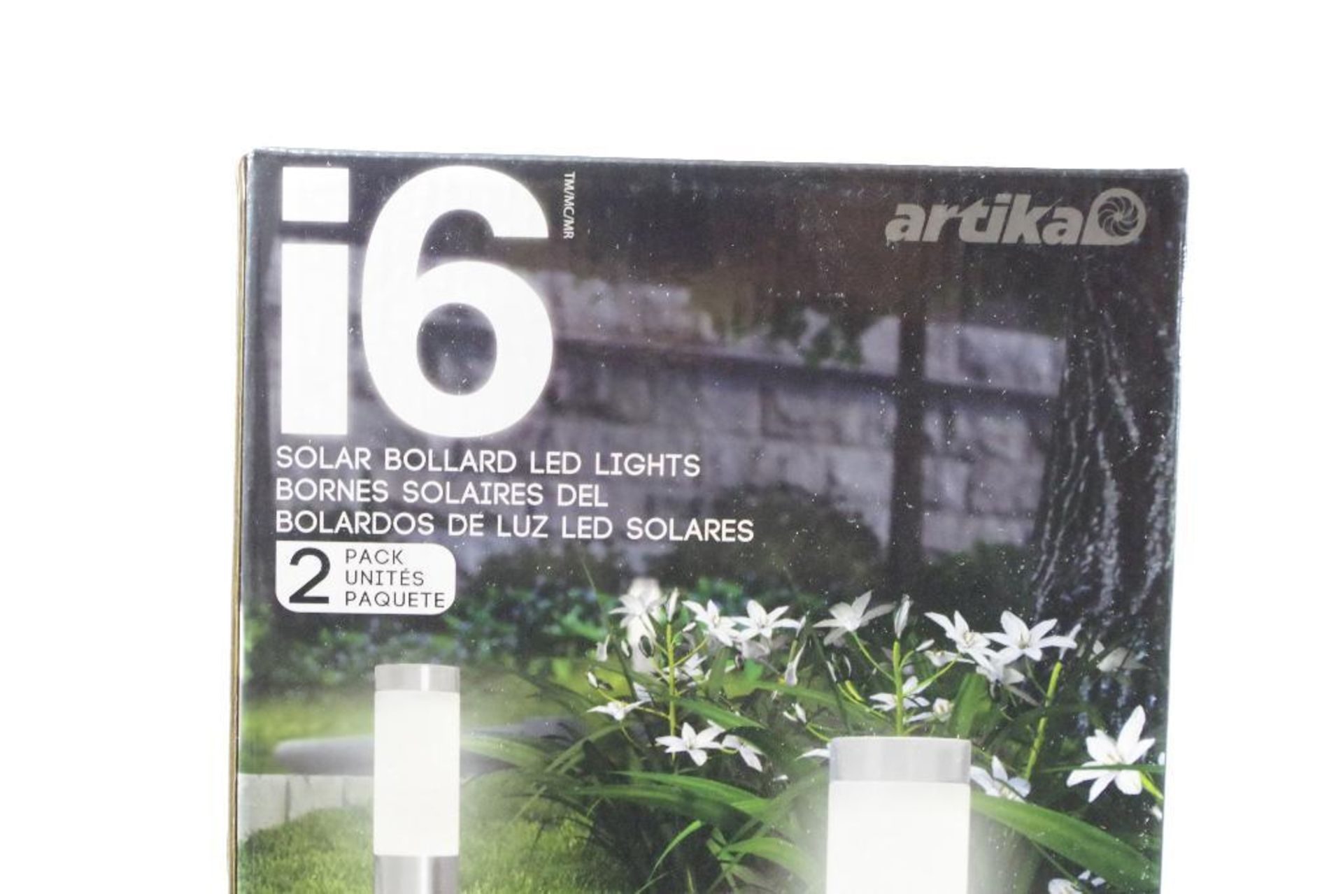 NEW 2-Pack i6 Solar Bollard LED Lights - Bild 2 aus 3