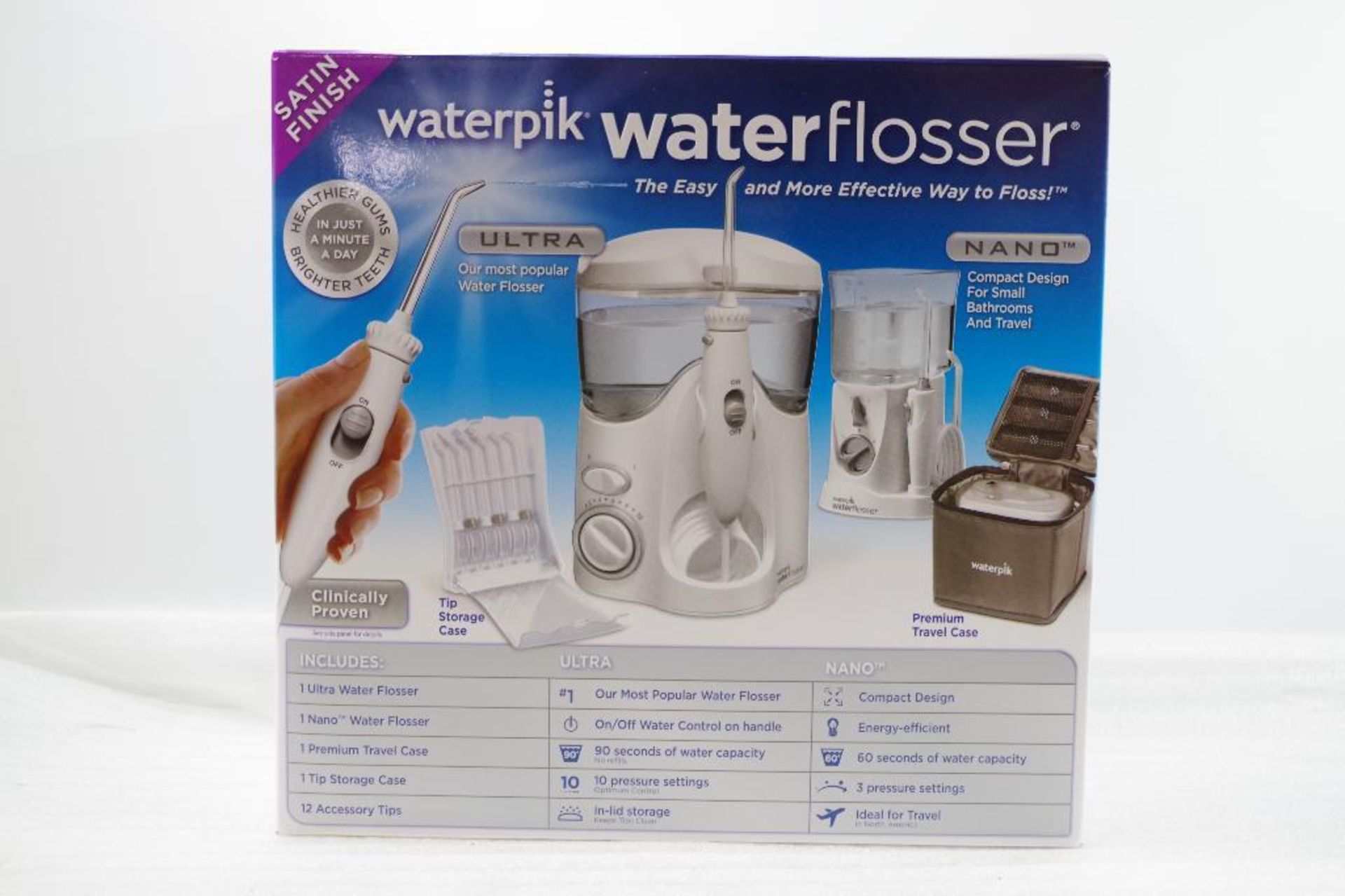 WATERPIK Water Flosser Kit, Store return, Condition & completeness unknown, Please preview - Bild 2 aus 2