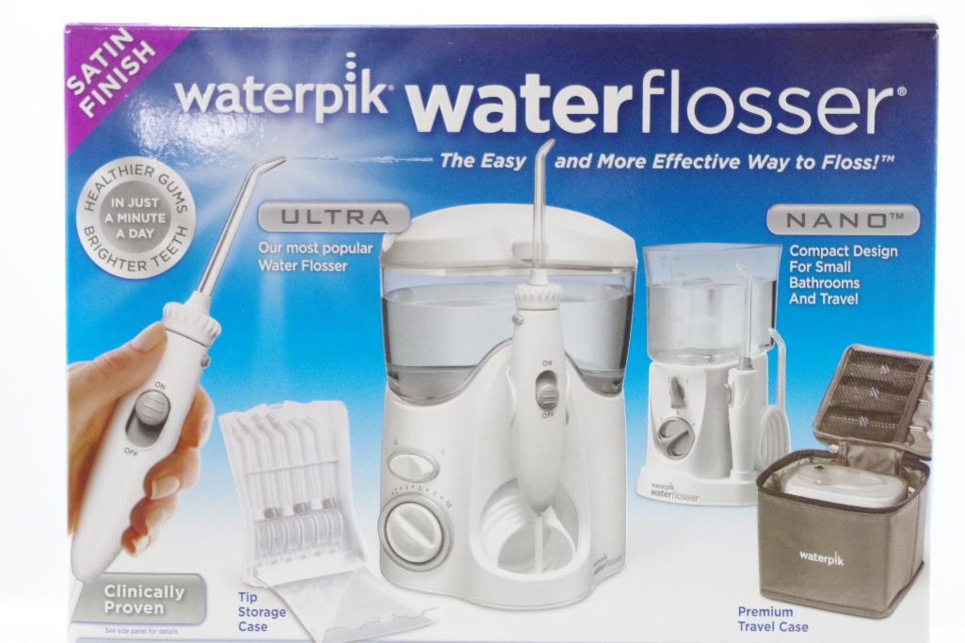 WATERPIK Water Flosser Kit, Store return, Condition & completeness unknown, Please preview