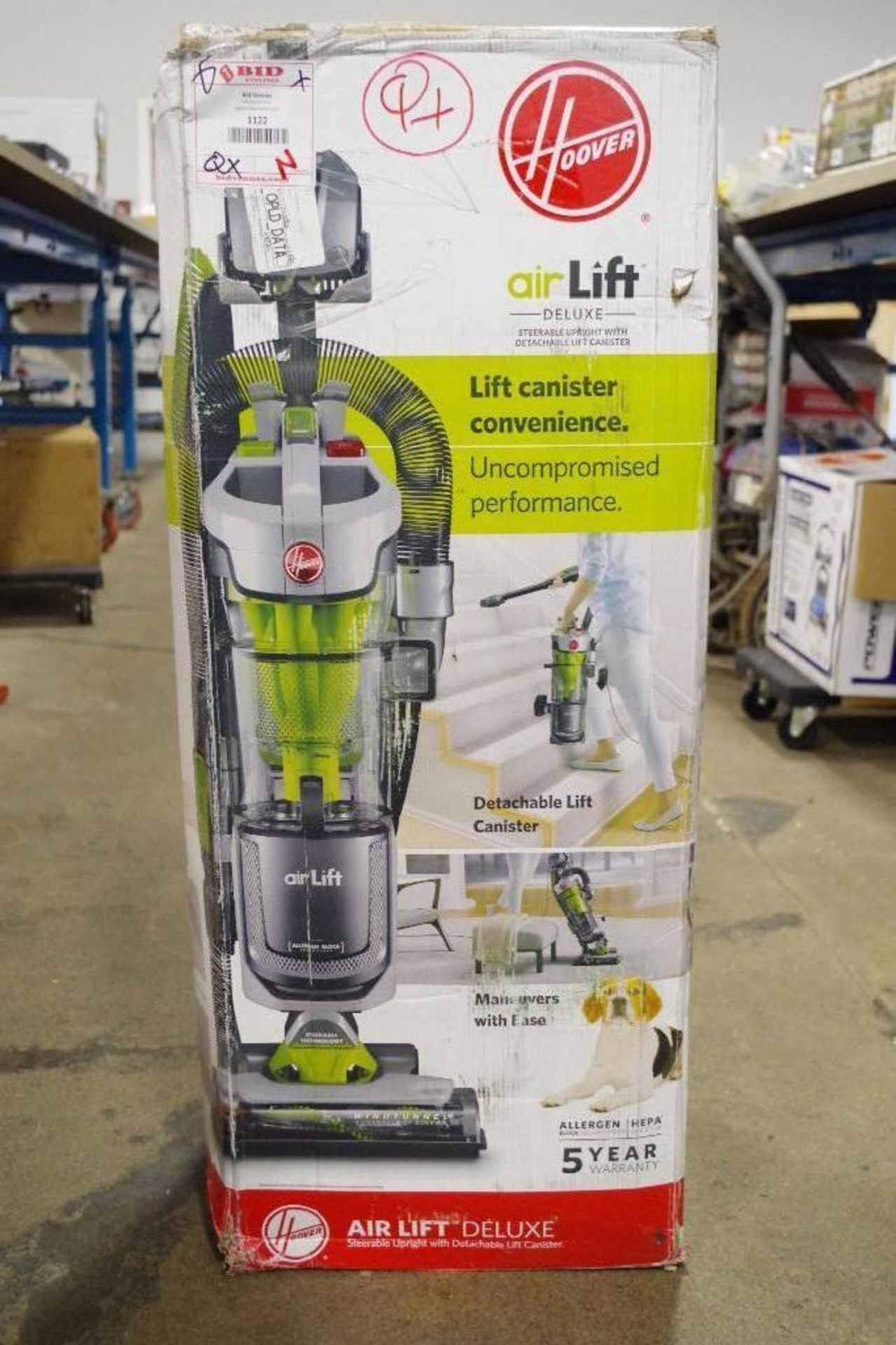 NEW HOOVER Air Lift Deluxe Vacuum - Bild 2 aus 3