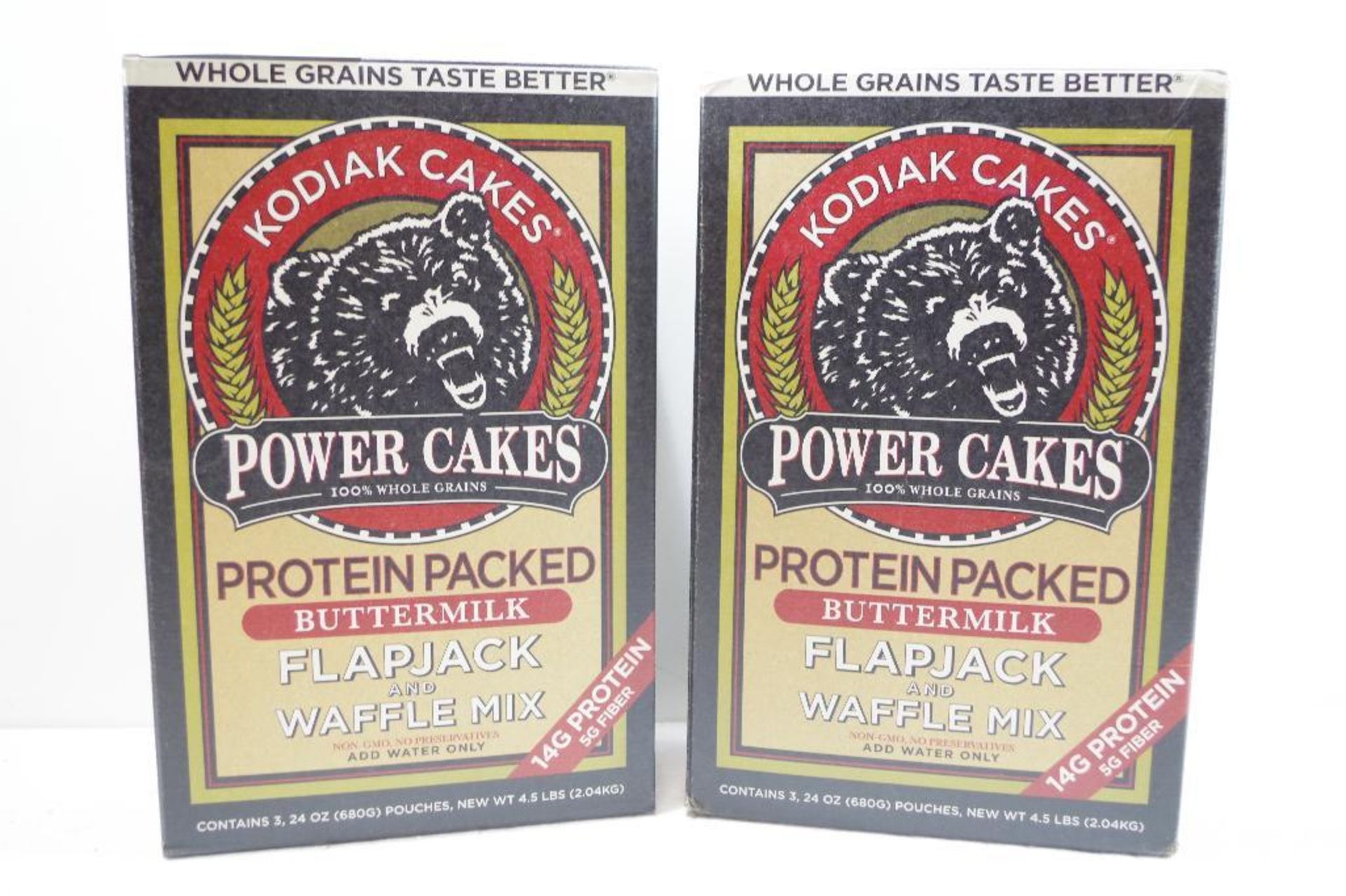 [2] NEW KODIAK CAKES Flapjack & Waffle Mix Boxes