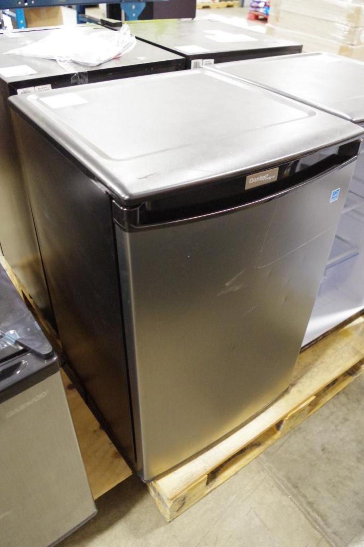 DANBY DESIGNER Compact Refrigerator M/N DAR044A4BSLDDU, Store Return, Powered On