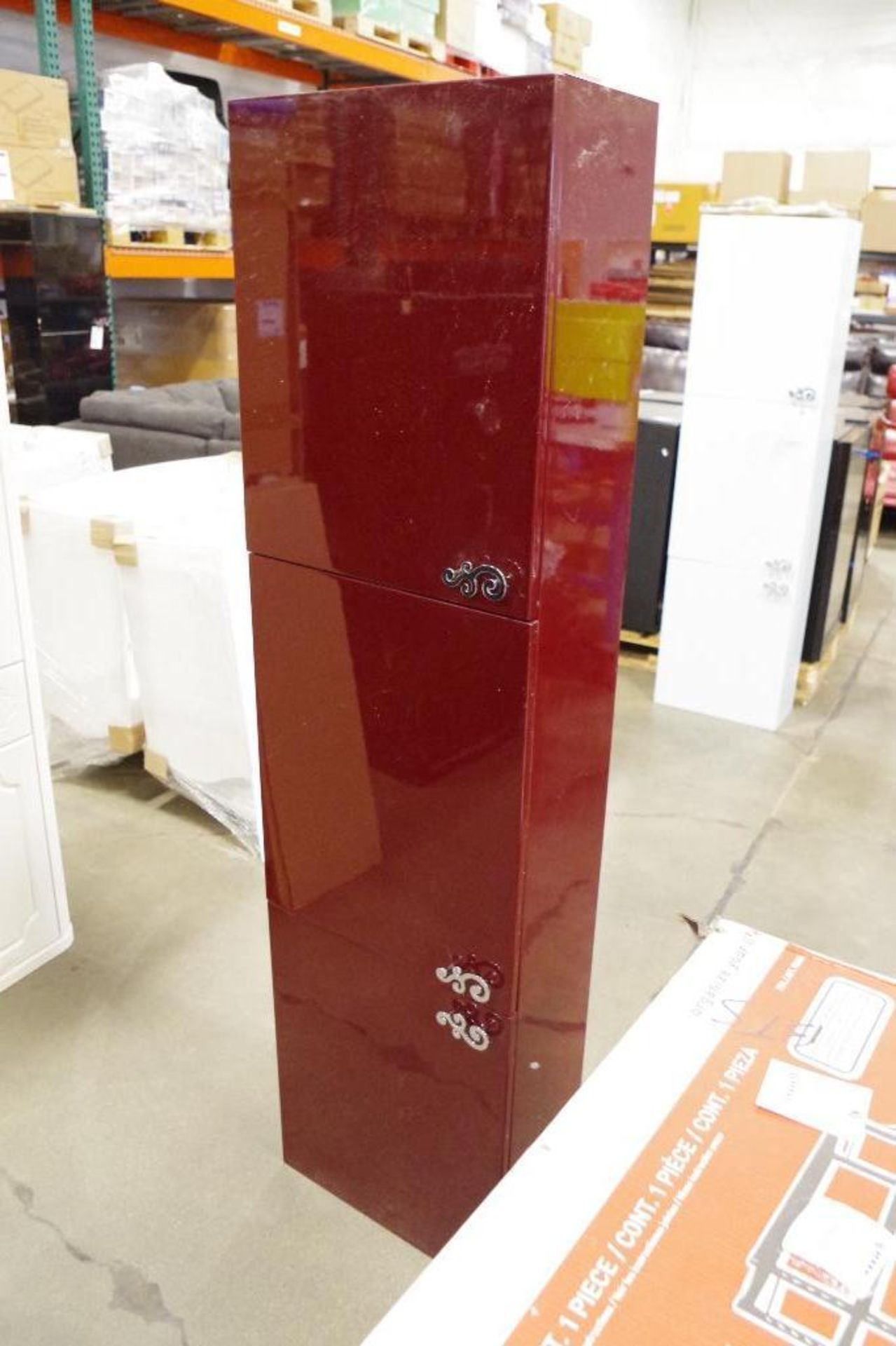 NEW BELUX Side Storage Cabinet, Approx. 18-1/4" W x 9-1/4" D x 66-1/2" T