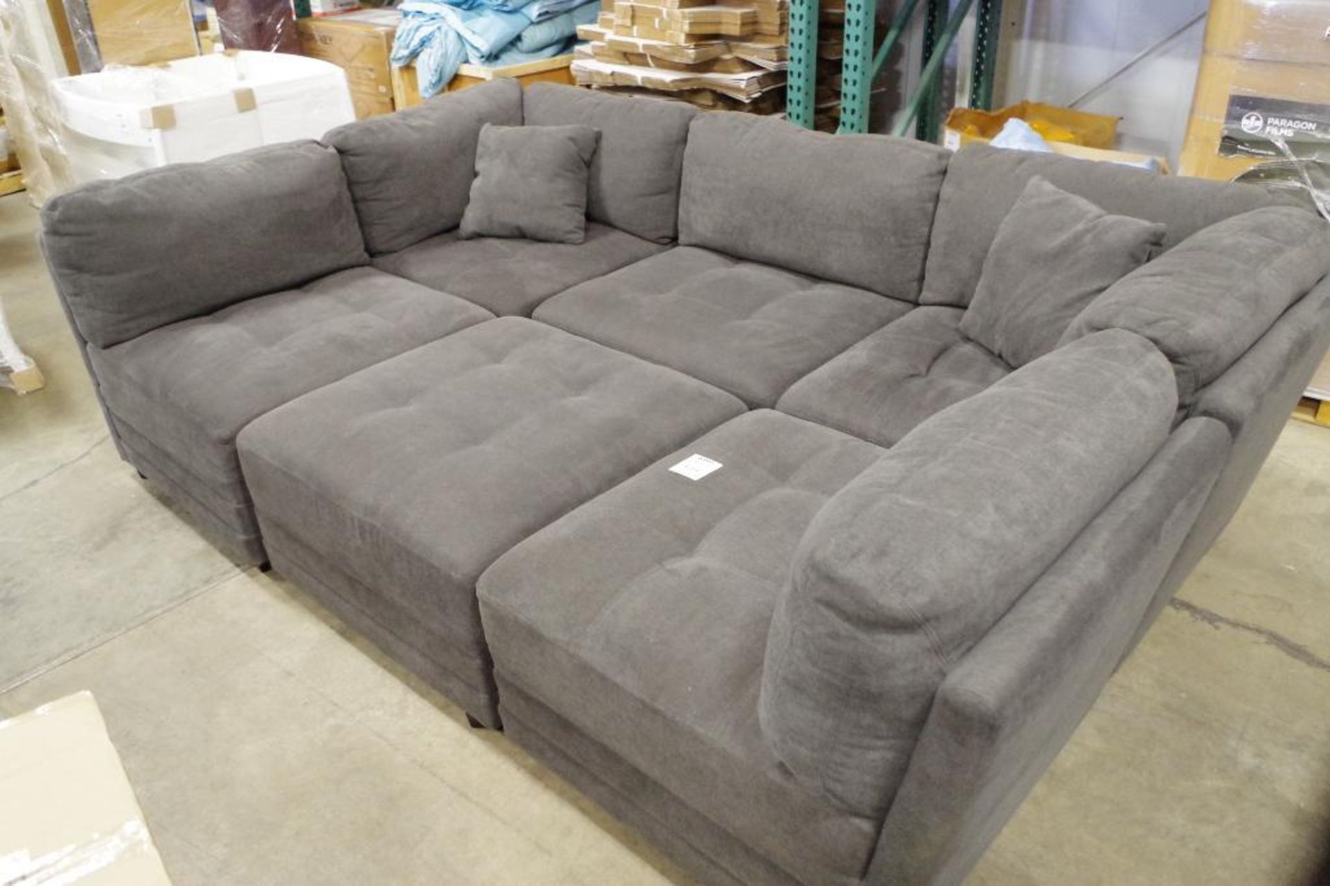 ETHAN 6-Piece Modular Fabric Sectional - Image 3 of 3