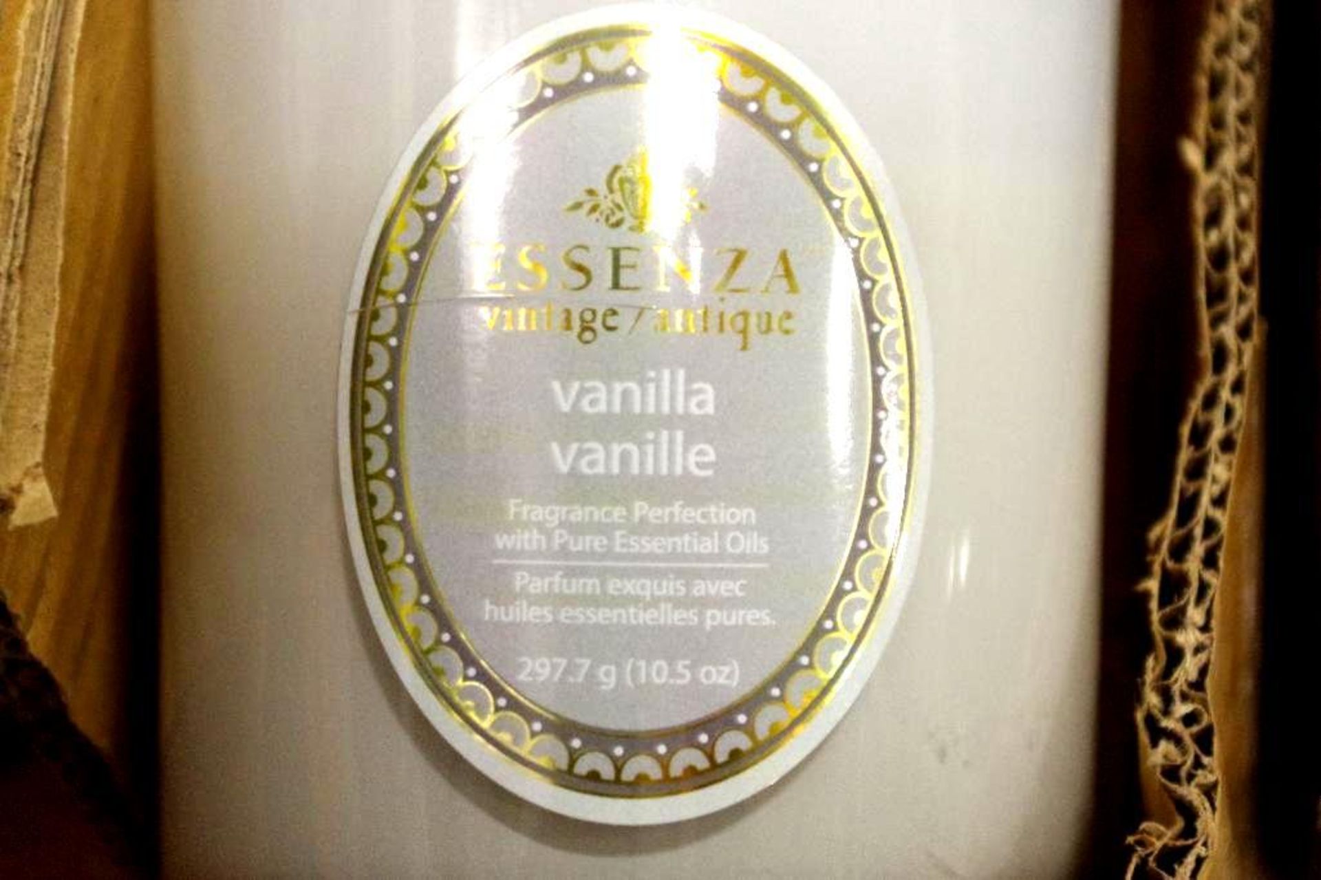 [120] ESSENZA Luxury Fragrance Candles: (60) Vanilla & (60) Fireside - Image 2 of 5