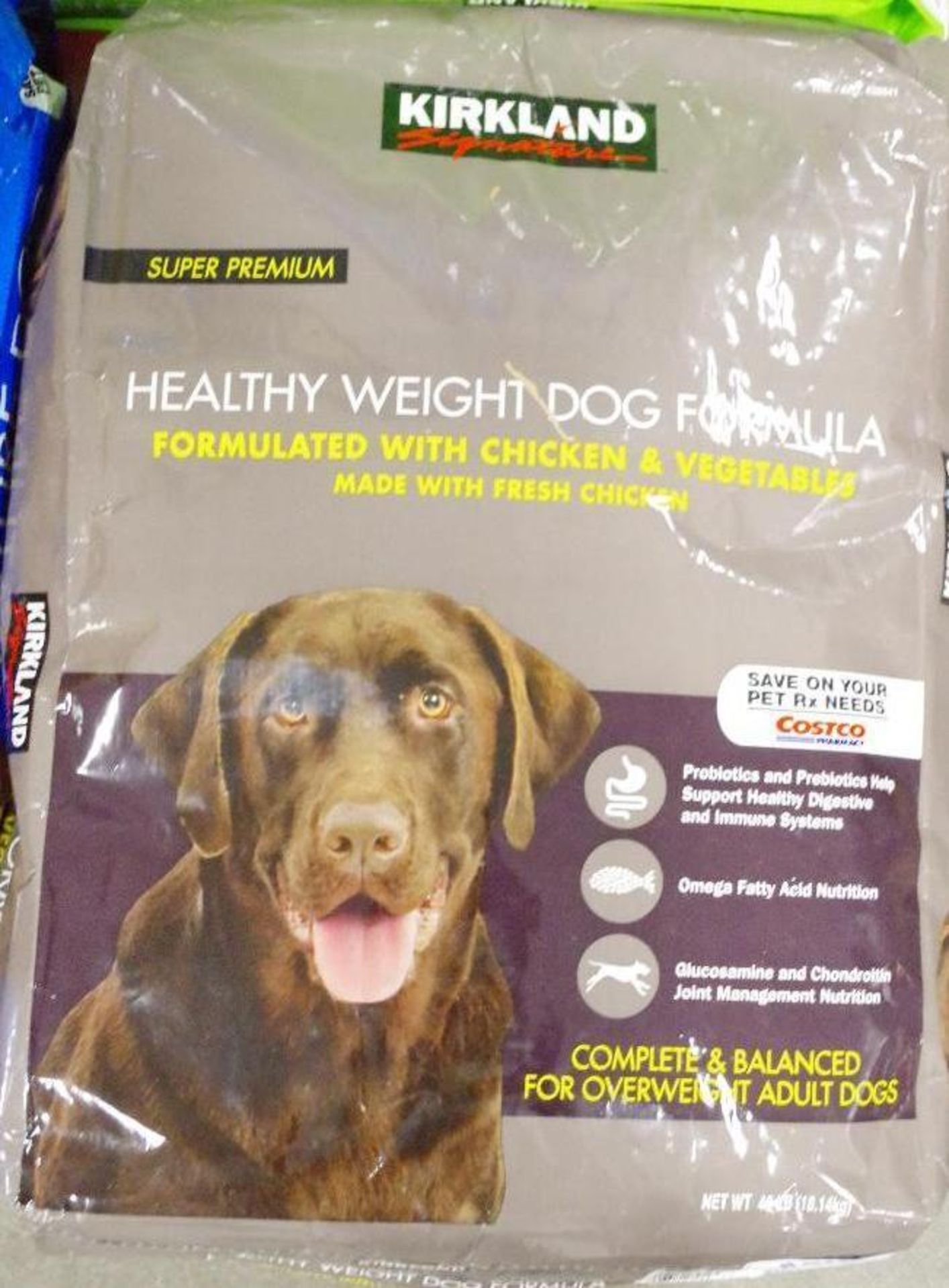 KIRKLAND SUPER PREMIUM 40-lbs. Healthy Weight Dog Food Bag
