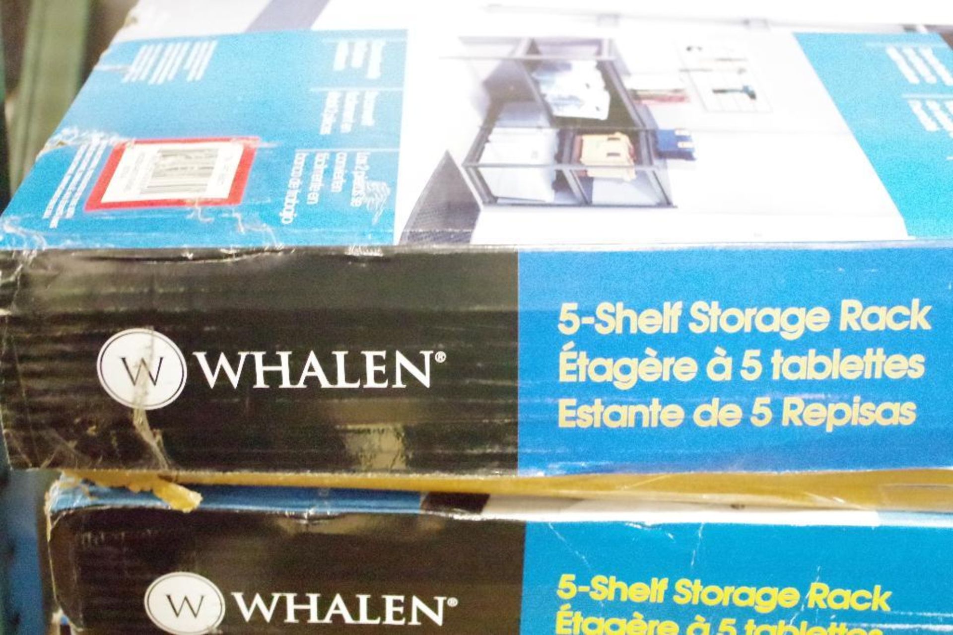 WHALEN 5-Shelf Storage Rack 48"W x 24"D x 72"T (Converts easily to 2-Piece Workbench) - Image 4 of 6