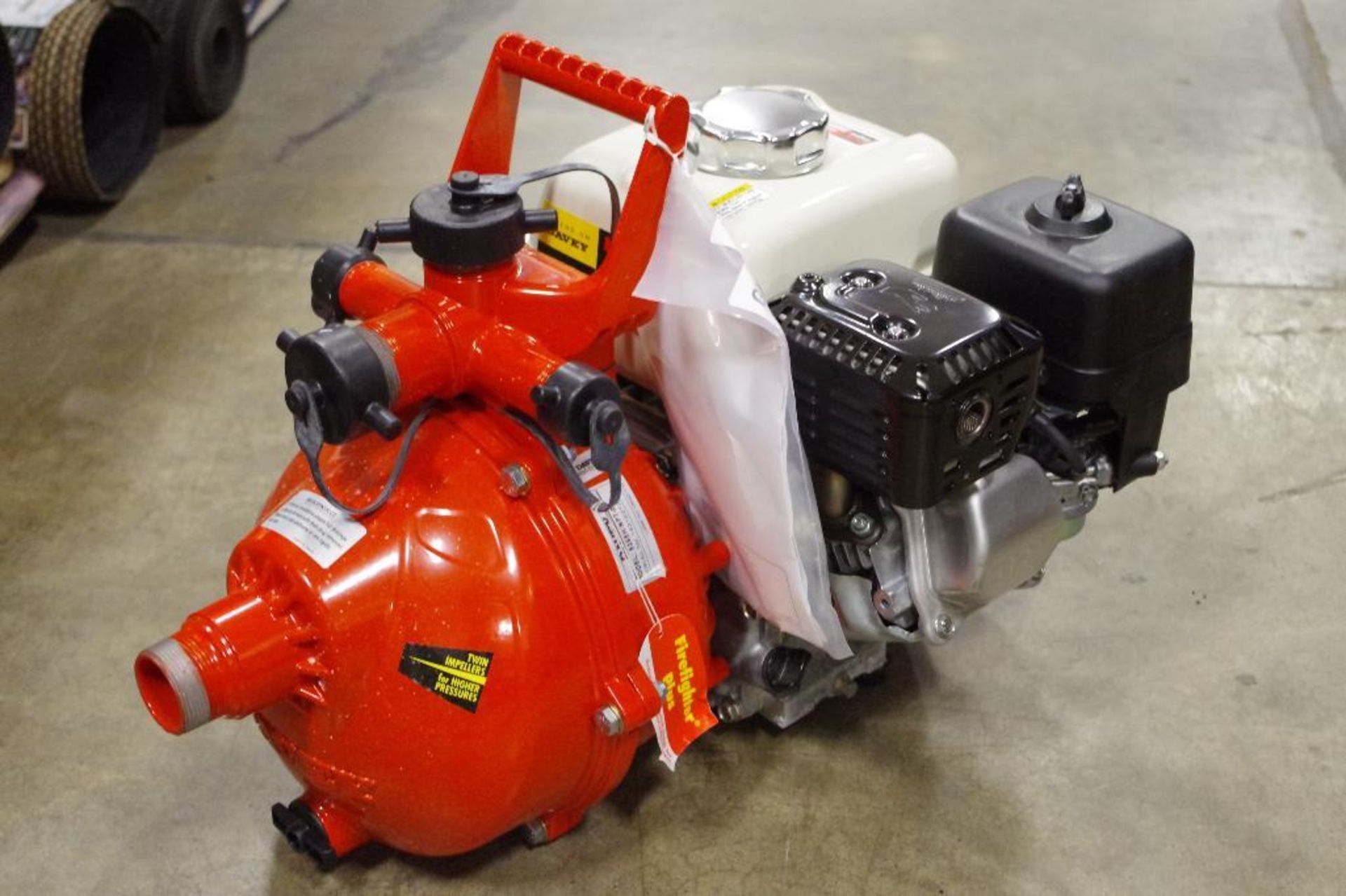 DAVEY High Pressure Fire Fighting Pump, Manual Start, 5-1/2HP M/N 1CJE6 (Appears Unused)