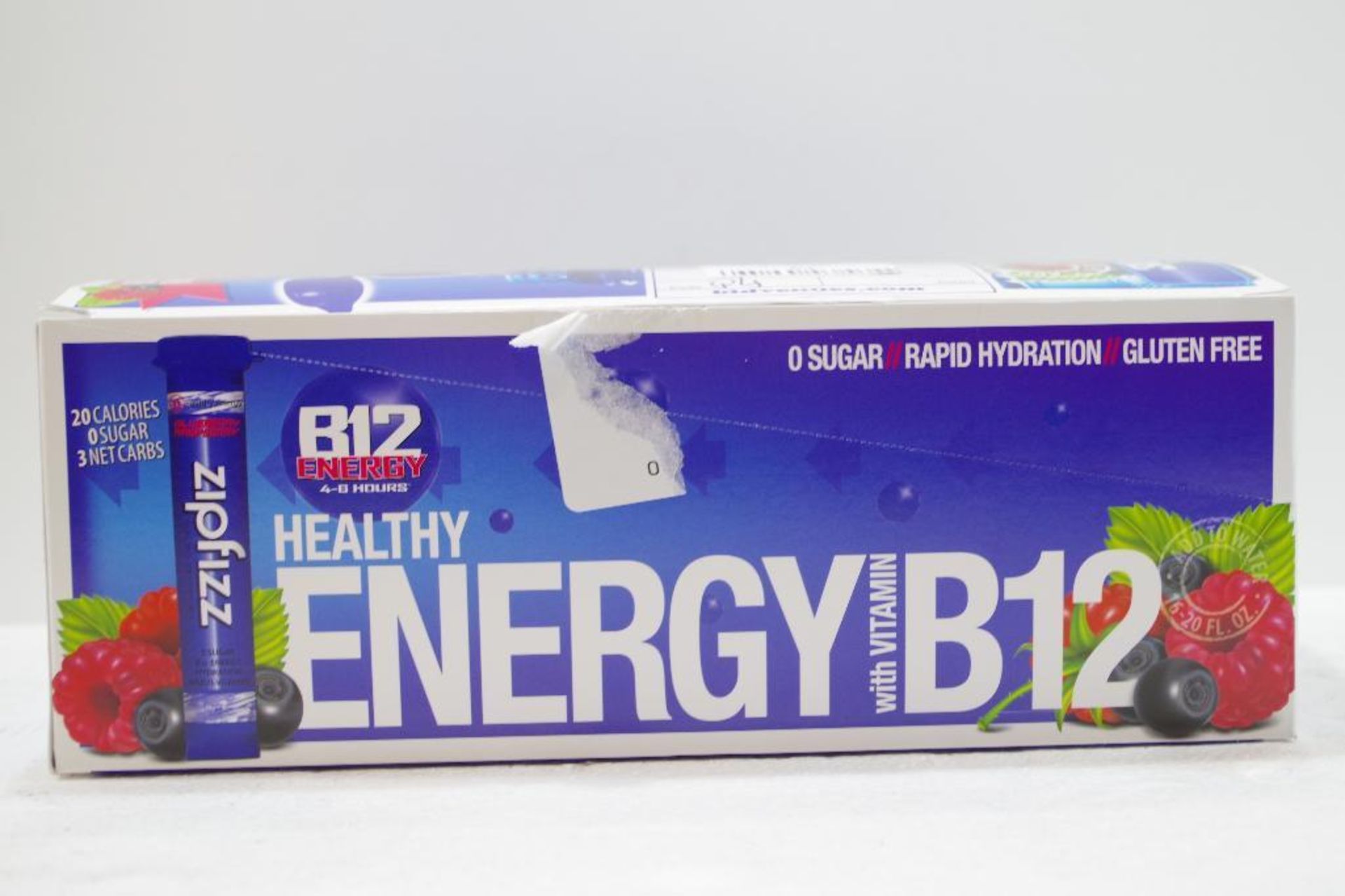 ZIPFIZZ Healthy Energy Drink Mix, 26 Tubes